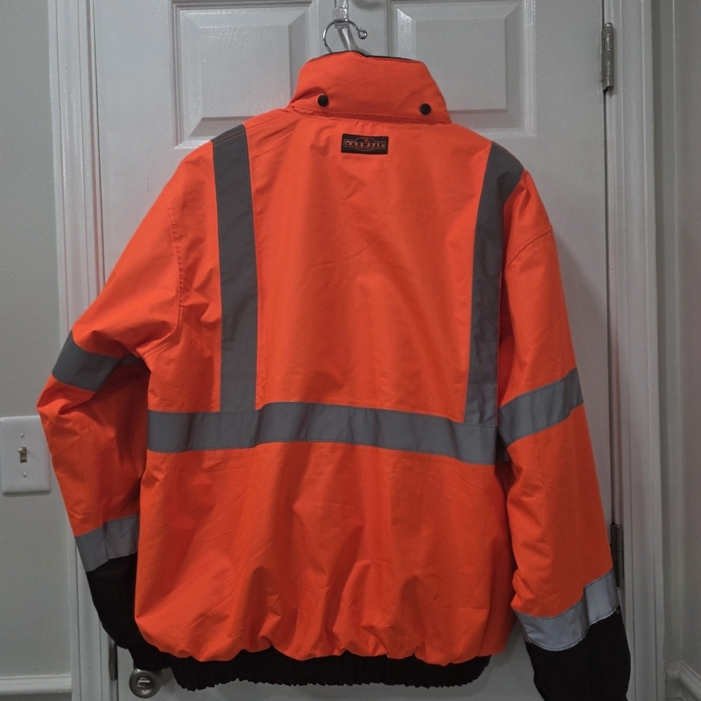 Radwear Radians SJ210B Three-in-One Deluxe High Visibility Bomber Jacket Size XL - Picture 9 of 12